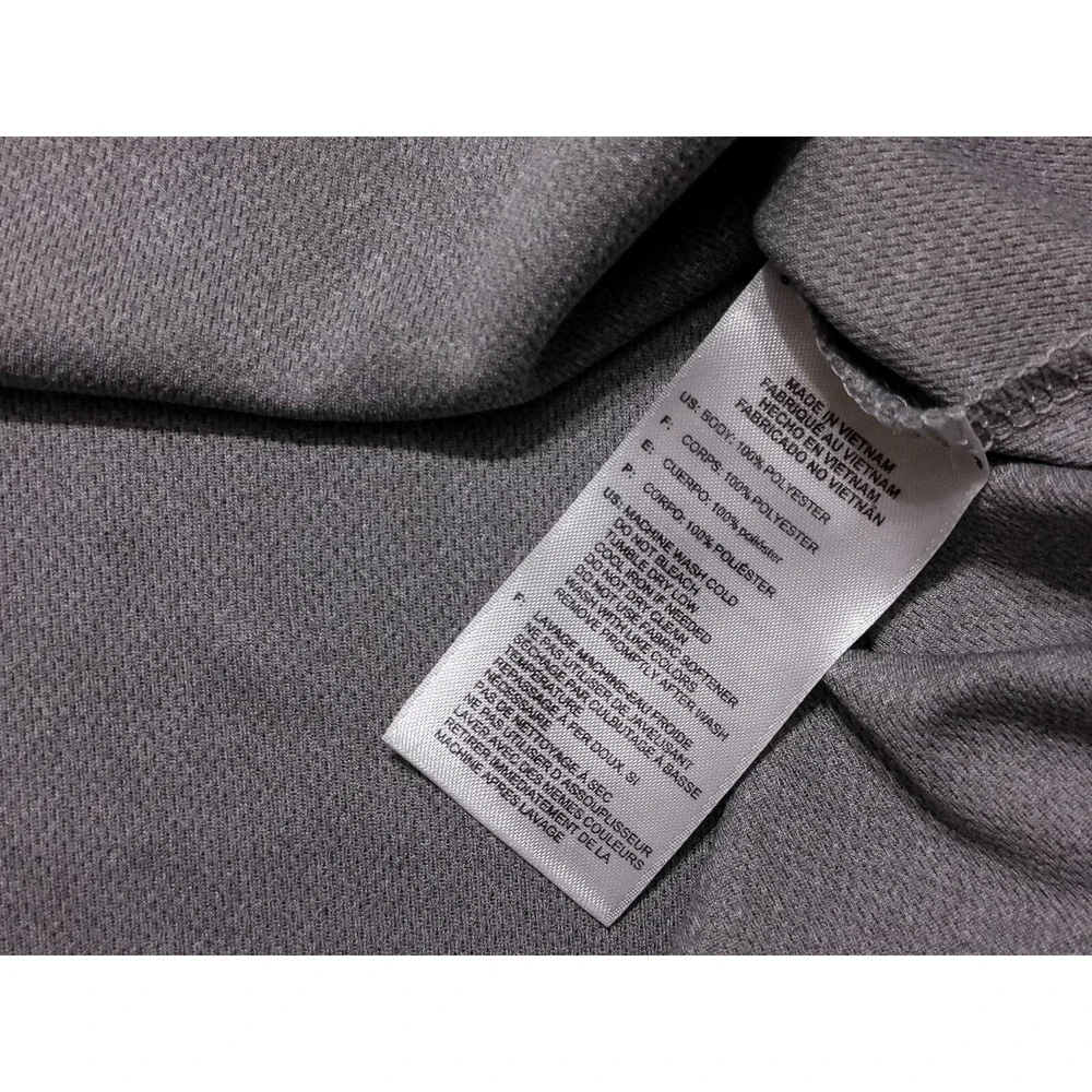 ADIDAS GOLF Short Sleeve Polo Shirt‎ The Barclays Bethpage Black Course Gray XL